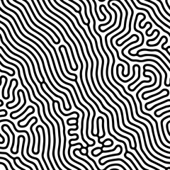 Abstract background of vector organic irregular lines maze pattern