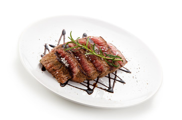 Fillet mignon with chocolate