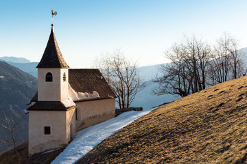 Fototapeta premium Chiesa di Montagna