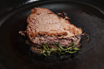 Steak in Pfanne