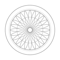 sacred geometry symbol illustration