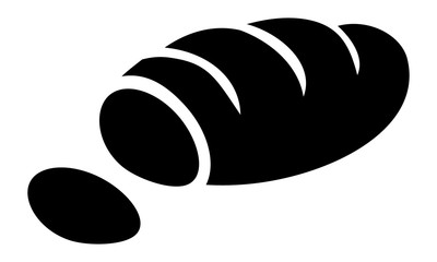 Pictogram - Bread, Sliced Bread - Object, Icon, Symbol