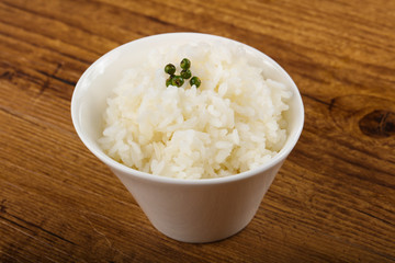 Steamed rice