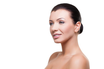 Fototapeta premium Beautiful girl with healthy skin