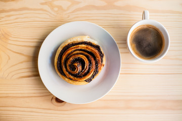 Coffee and cake.