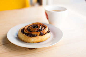 Coffee and cake.
