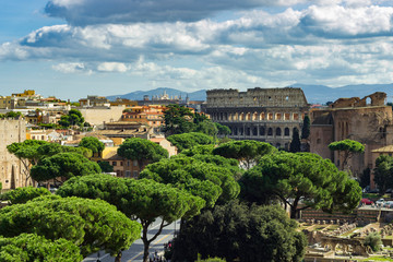 Fototapeta na wymiar Roman Colosseum/Coliseum