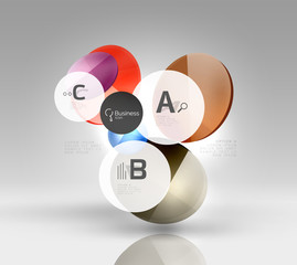 Circle banner template