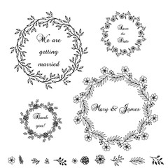 Vector decorative elements