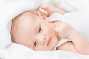 Portrait of a happy baby