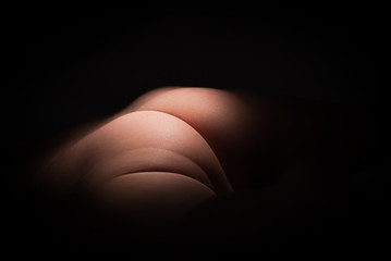 Ass of a small child