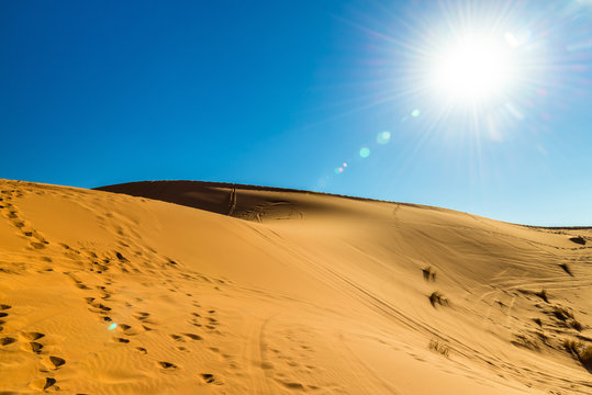 Dunes of Erg Chebbi near Merzouga in Morocco