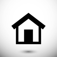 home icon stock vector illustration flat design