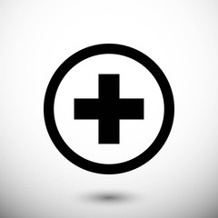 Fototapeta premium plus icon stock vector illustration flat design