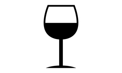 Pictogram - Wine, Red wine glass, - Object, Icon, Symbol