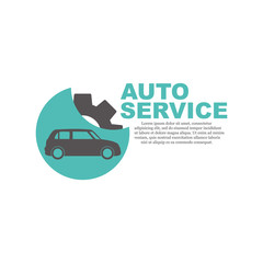 Template logo for Car maintenance.