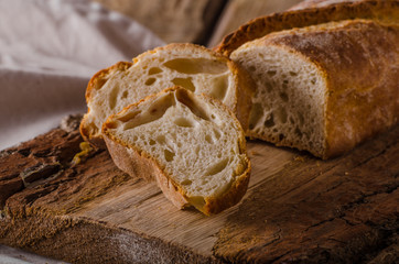Ciabatta bread product photo