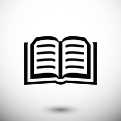 book icon stock vector illustration flat design