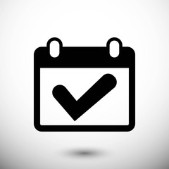 calendar icon stock vector illustration flat design