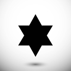 star icon stock vector illustration flat design