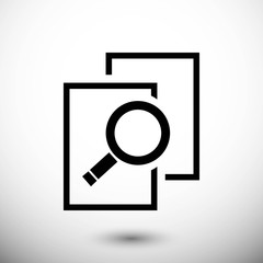 search icon stock vector illustration flat design