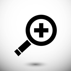 search icon stock vector illustration flat design