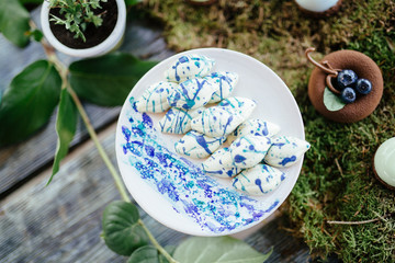 Wedding cakes desserts and sweets in the candy bar