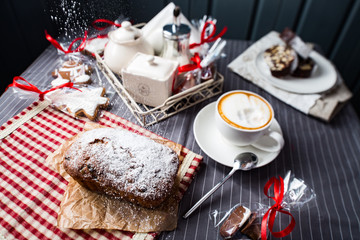 Christmas card composition