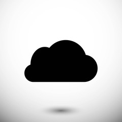 cloud icon stock vector illustration flat design