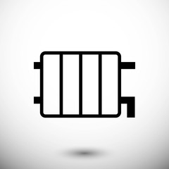 screwdriver icon stock vector illustration flat design