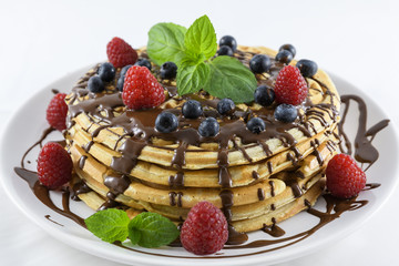 Waffeln zum Frühstück