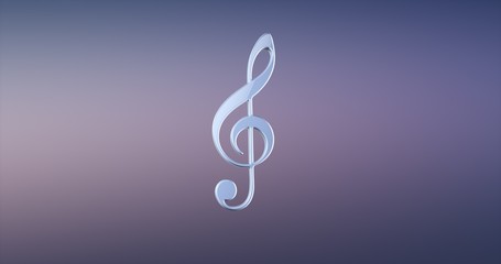 Music Silver 3d Icon