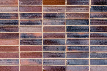 Brown ceramic tiles texture