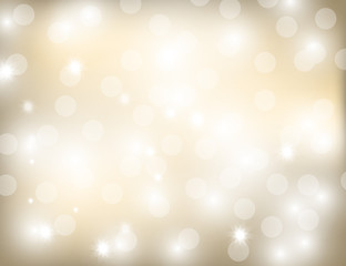 Abstract Sparkling Golden Holiday Background bokeh effect.