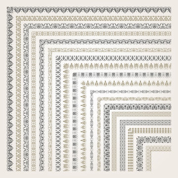Decorative seamless border