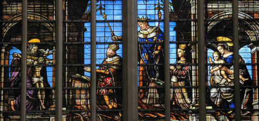 Stained Glass - Brussels Cathedral