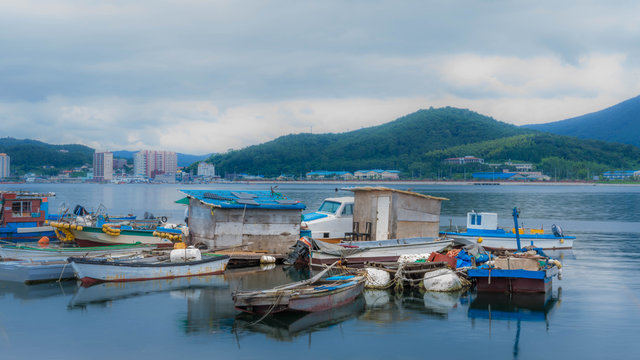 fischerboote in korea