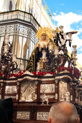 La Semana Santa Procession in Spain, Andalucia, Seville.