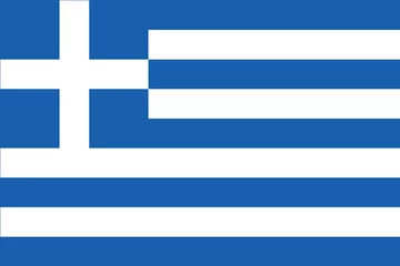 Poster Geweldige Griekse vlag © Tarik GOK