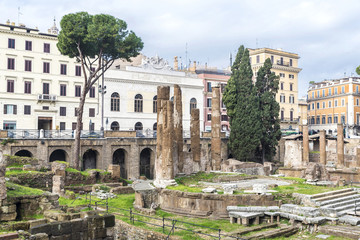 Naklejka na ściany i meble Roman ruins in Rome, Italy