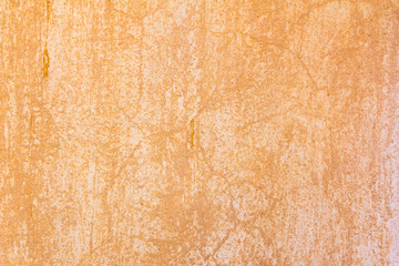 Orange color concrete wall background