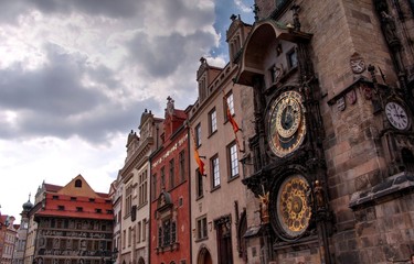 a view on czech daily life on a clear day