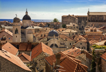 Old Town Dubrovnik view from City Walls
