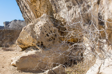 Stones at the Gobustan national park, Azerbaijan
