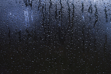 rain in a window