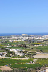 Fototapeta premium The view from the top of Mdina, Malta