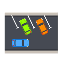 Car parking vector illustration.