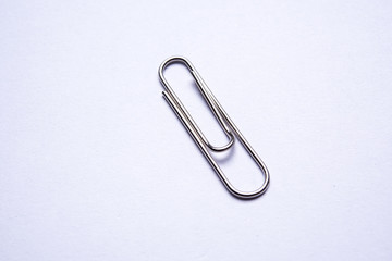 Paper clip on paper