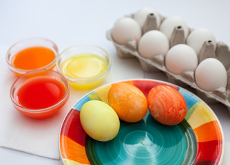 Easter Eggs. Sunday. Easter. Happy Holidays. Christian holiday. Religion. Tradition. Easter background.