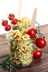 Pasta Salad with fresh vegetables